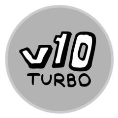 Design of circle turbo icon