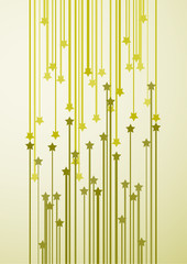 Golden stars banner
