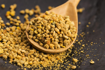 Bee pollen closeup