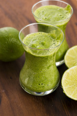 Healthy green drink, vegetable juice