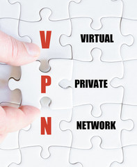 Last puzzle piece with Business Acronym VPN