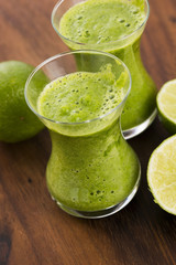 Healthy green drink, vegetable juice