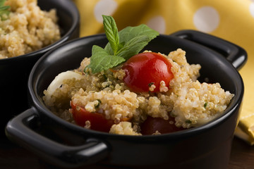 Tabbouleh Quinoa with tomatoes, onion, mint, parsley and lemon