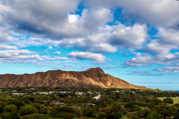 Diamond Head Crater in Oahua, Hawaii
