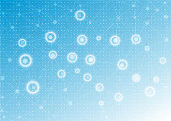  Abstract Mesh Background with Circles and dot pattern