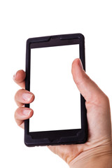 Woman Holding a mobile phone