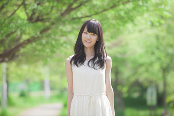 女子大生のポートレート