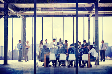 Business Organization People Working Togetherness Meeting Concep