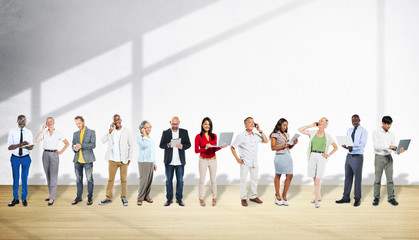 Fototapeta premium People Communication Connection Digital Devices Concept