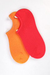 Colorful socks isolated on white