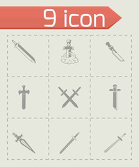 Vector Sword icon set
