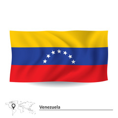 Fototapeta premium Flag of Venezuela