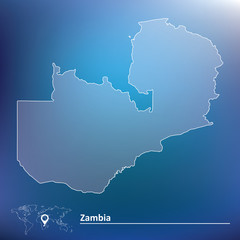 Map of Zambia
