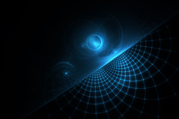 Abstract techno background