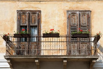 Fototapeta na wymiar Italienischer Balkon