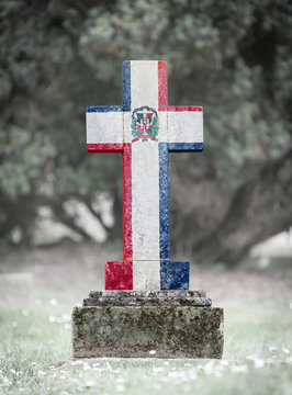 Gravestone in the cemetery - Dominican Republic