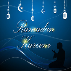 vector abstract holy month of muslim ramadan kareem background