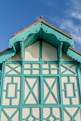 A mock Tudor beach Hut