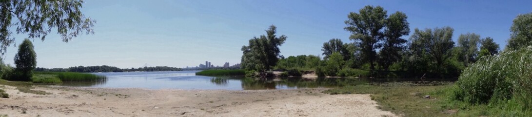 panorama of the river