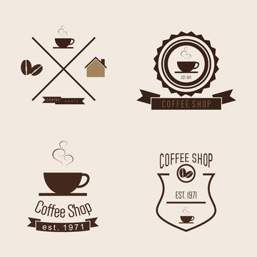 Set of Coffee Shop