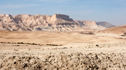 Travel in Negev desert, Israel