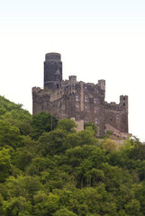 Obraz premium Burg Maus am Rhein