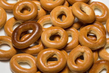 Stack of bagels
