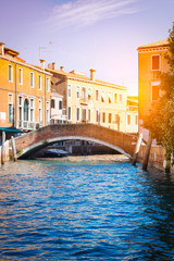 Naklejka premium Canal in Venice, Italy