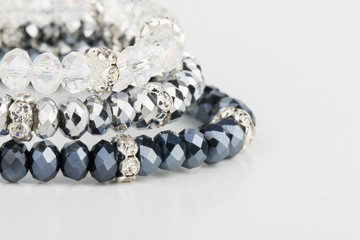  Homemade bead jewelry - Stock Image.