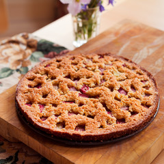 Rhubarb cake