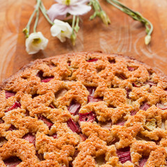 Rhubarb cake