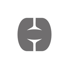 Letter H Logo Concept Icon. Vector