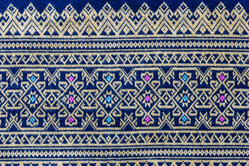 Thai silk fabric pattern