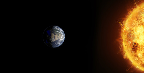 Earth and sun - 85091751