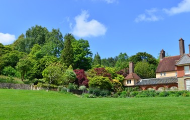 Fototapeta na wymiar A Garden on an English Country estate.