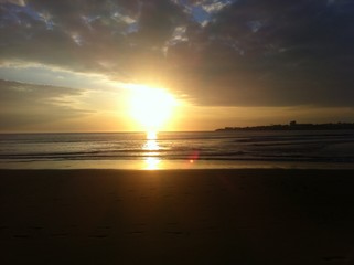 Obraz premium Sunset on ocean