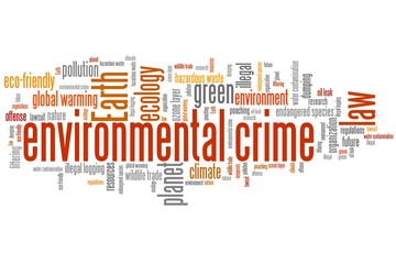 Environmental crime - word cloud