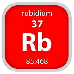 Rubidium material sign