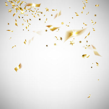 golden confetti