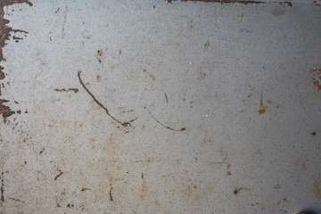 Rusty painted metal