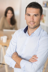 Portrait of young man