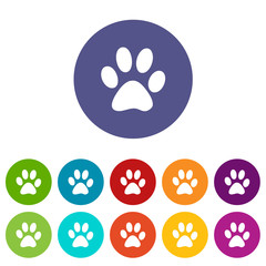 Paw flat icon