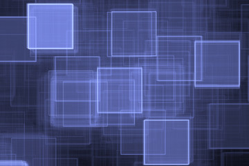 Blue squared abstract background