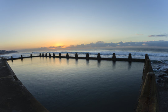 Dawn Ocean Pool