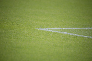 Fußballplatz - Naturrasen in einem Stadion