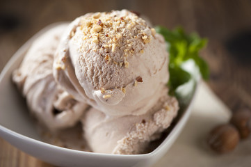 hazelnut ice cream