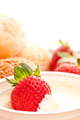 Strawberry in Sour Cream