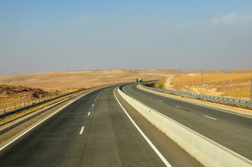 Fototapeta na wymiar morocco highway