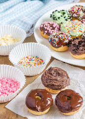  Fresh baked homemade mini donuts