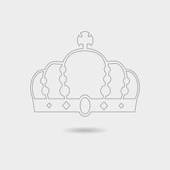 Crown vector icon